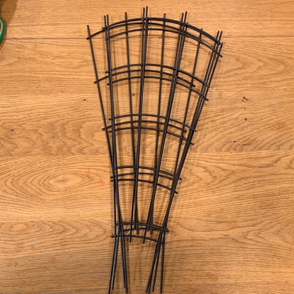Black Metal Garden Trellis Set